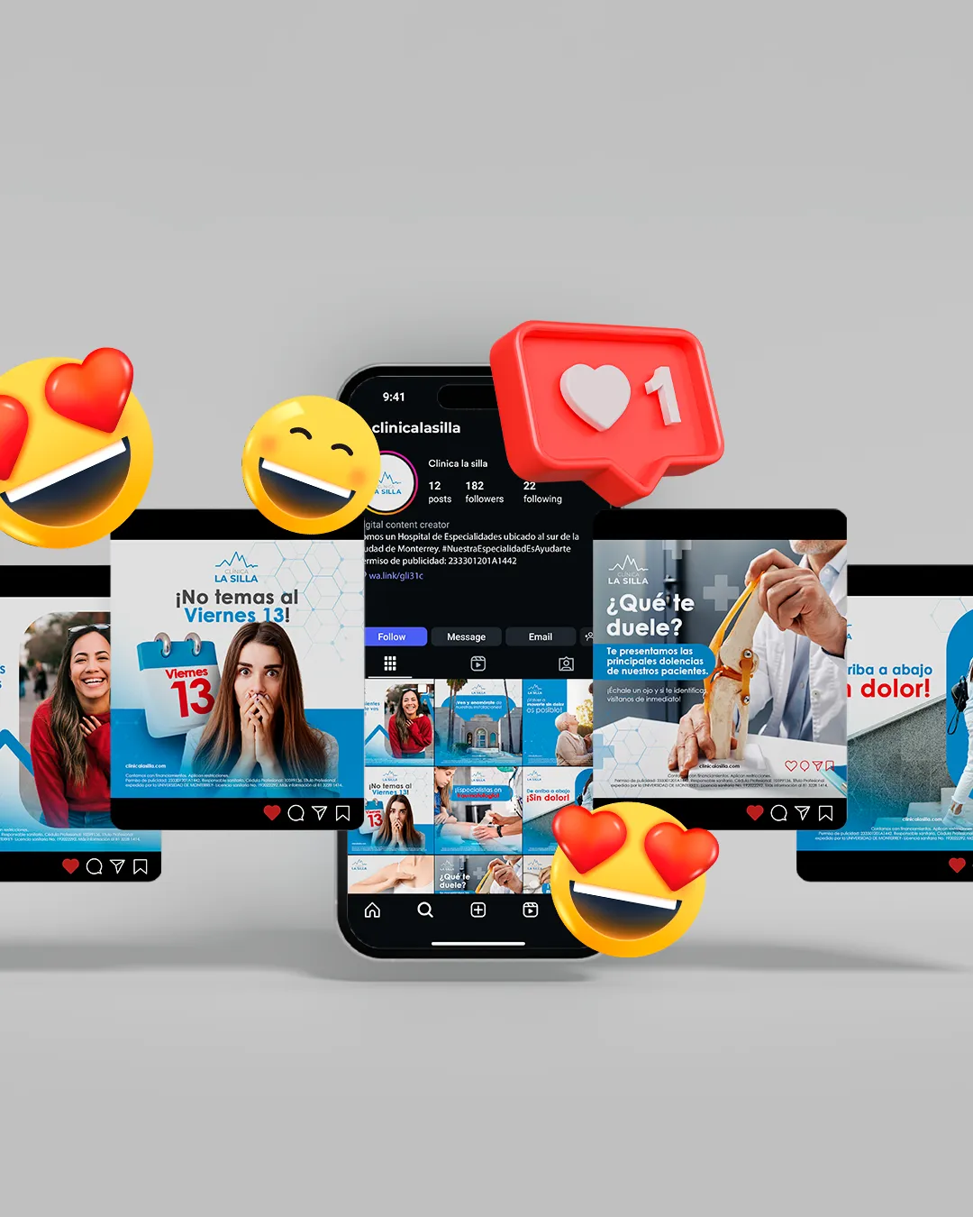 Clínica La Silla - Estrategia de Redes Sociales